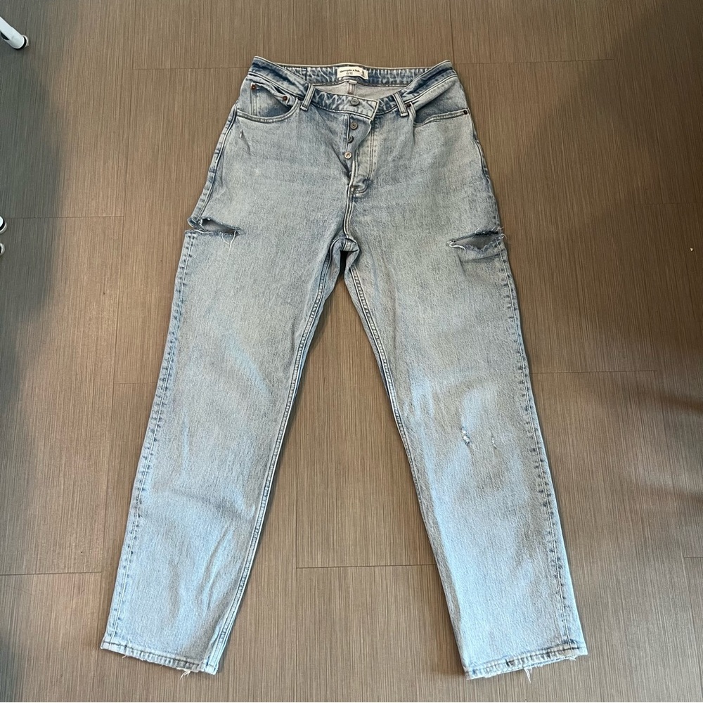 Abercrombie & Fitch CURVE LOVE 29/8R JEANS The Dad High Rise